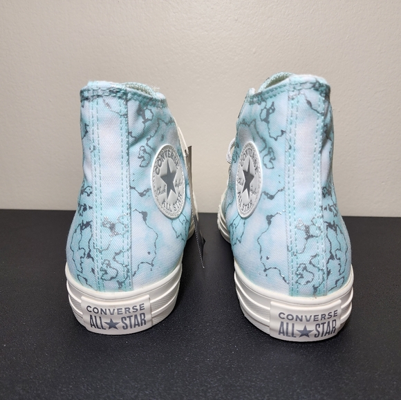Converse CTAS HI All Star High Top Light Dew Blue Women Canvas Sneakers Size 7.5 - Picture 5 of 11
